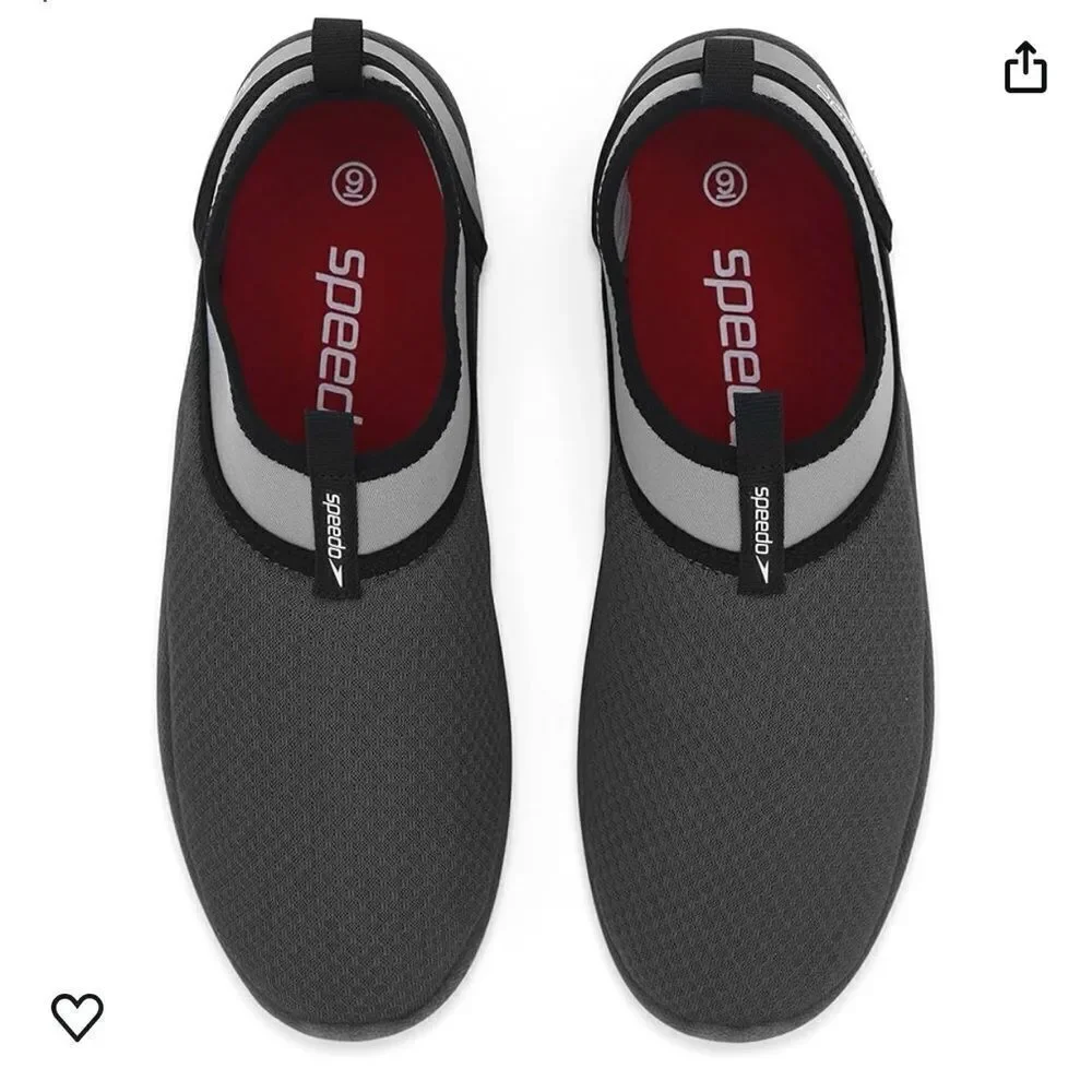Speedo Men's‎ Water Shoe Tidal Cruiser Grey 12 NWT IN PACKAGING